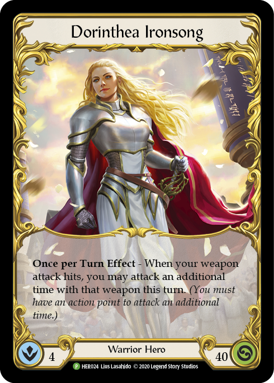 Dorinthea Ironsong [HER024] (Promo)  1st Edition Rainbow Foil | Good Games North