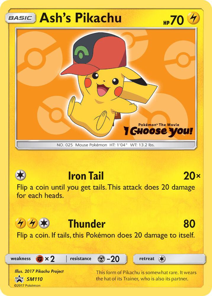 Ash's Pikachu SM110 (SM Promos)  | Good Games North