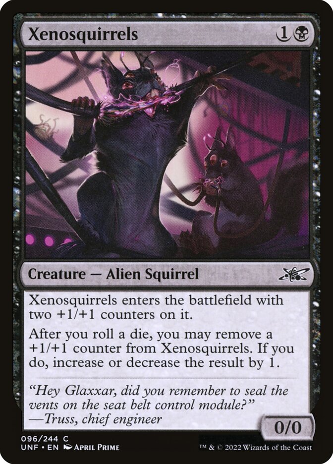 Xenosquirrels 96/244 (Unfinity)  - Foil | Good Games North