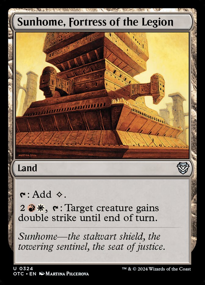 Sunhome, Fortress of the Legion 324/342 (Commander: Outlaws of Thunder Junction)  | Good Games North