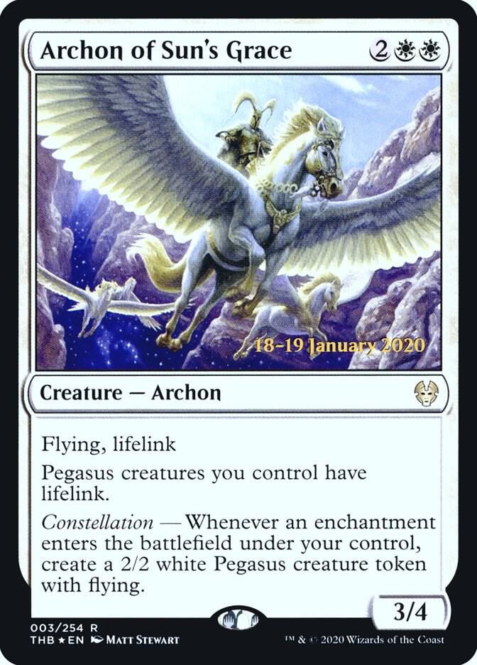 Archon of Suns Grace (Prerelease Cards)  - Foil | Good Games North