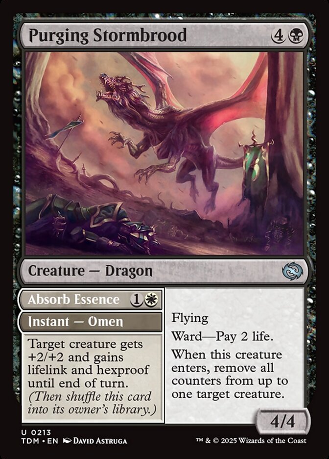 Purging Stormbrood // Absorb Essence 213/291 (Tarkir: Dragonstorm)  | Good Games North