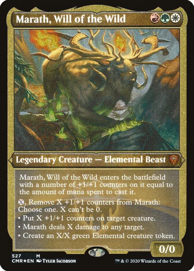 Marath Will of the Wild Foil Etched (Commander Legends)  - Foil | Good Games North