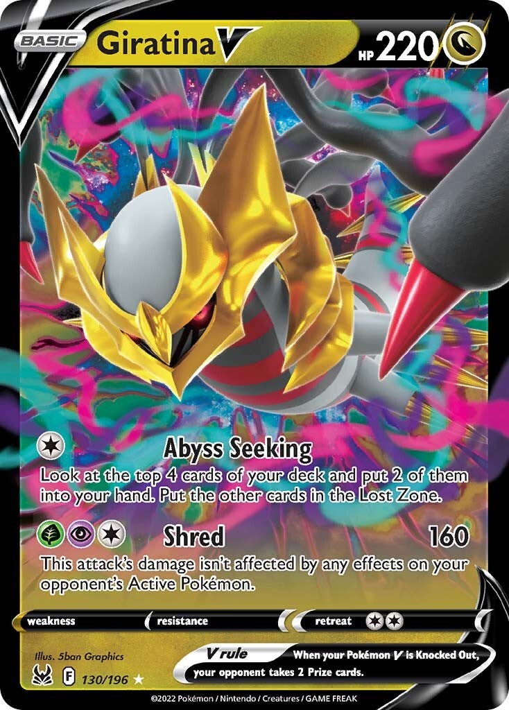 Giratina V (130/196) [Sword & Shield: Lost Origin] | Good Games North