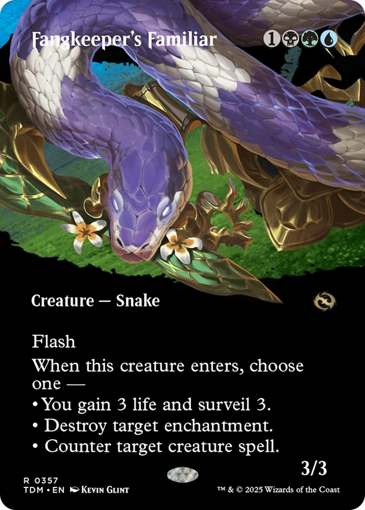 Fangkeeper's Familiar (Borderless) [Tarkir: Dragonstorm] | Good Games North
