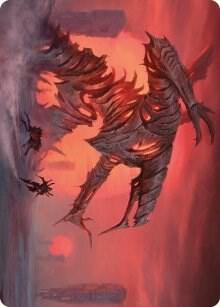 Red Suns Twilight Art Card 33 (Art Series: Phyrexia: All Will Be One)  | Good Games North