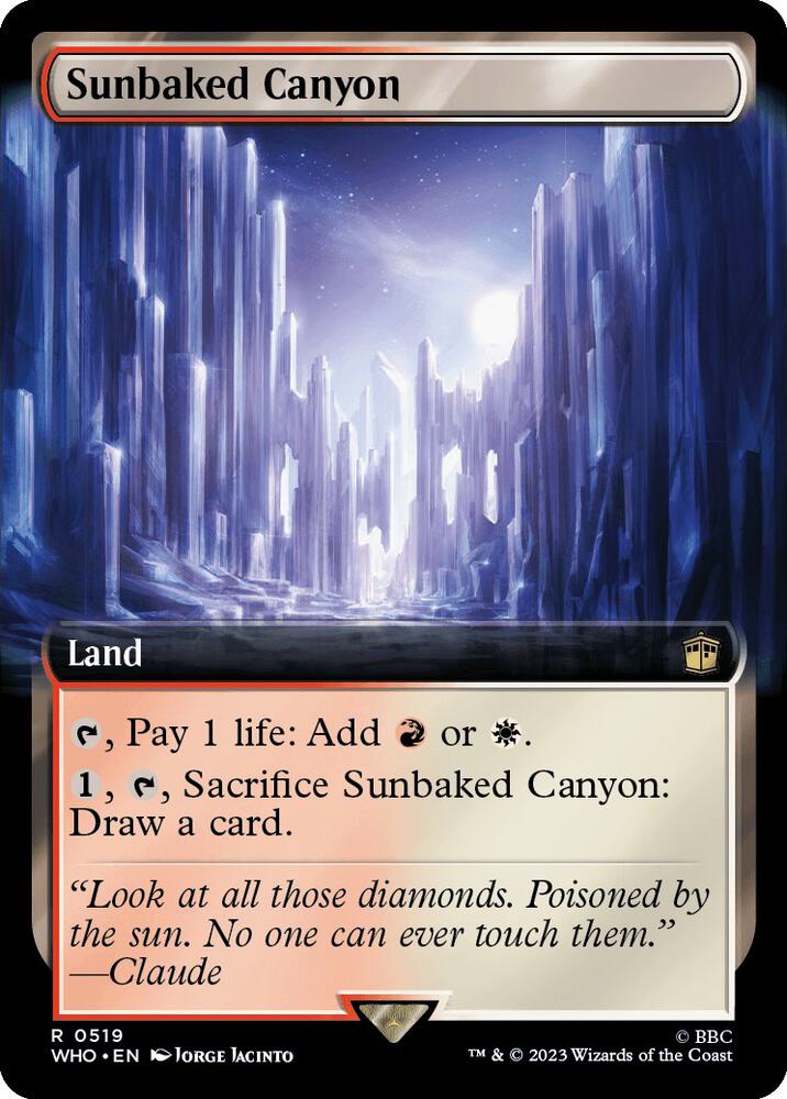 Sunbaked Canyon Extended Art (Universes Beyond: Doctor Who)  | Good Games North