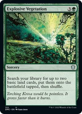 Explosive Vegetation (Commander: Dominaria United)  | Good Games North