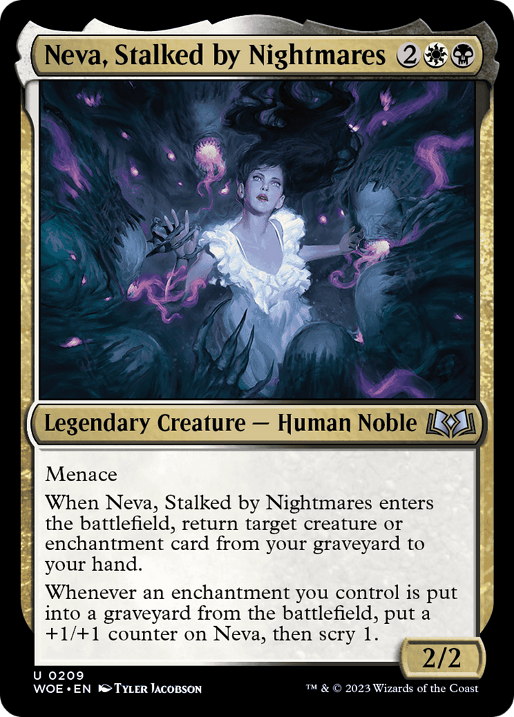 Neva, Stalked by Nightmares [Wilds of Eldraine] | Good Games North