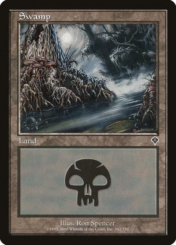 Swamp 342/350 (Invasion)  - Foil | Good Games North