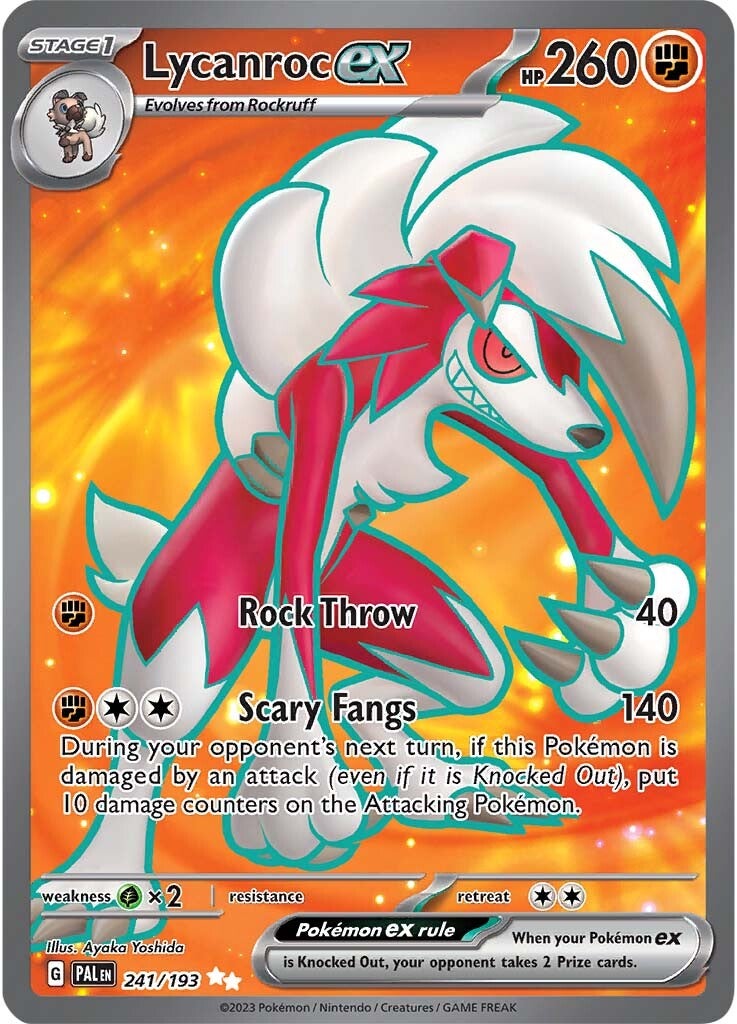 Lycanroc ex (241/193) [Scarlet & Violet: Paldea Evolved] | Good Games North