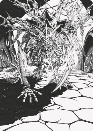 Thrun, Breaker of Silence Art Card [Phyrexia: All Will Be One Art Series] | Good Games North