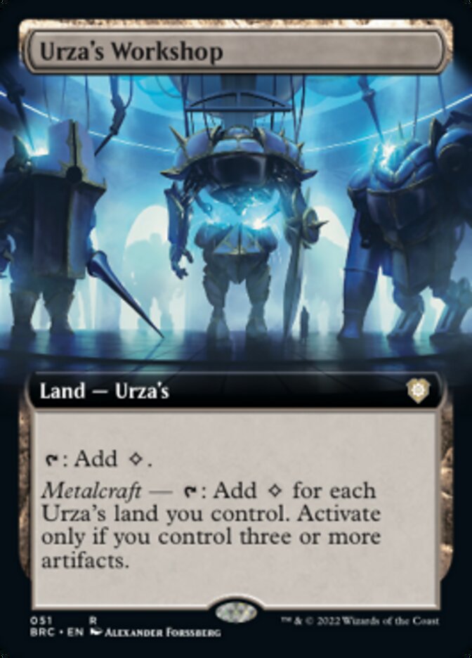 Urza's Workshop (Extended Art) [The Brothers' War Commander] | Good Games North