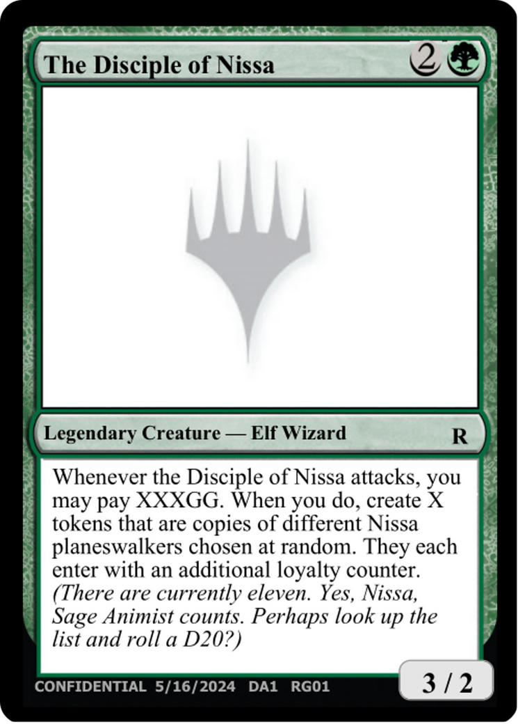 The Disciple of Nissa [Unknown Event] | Good Games North