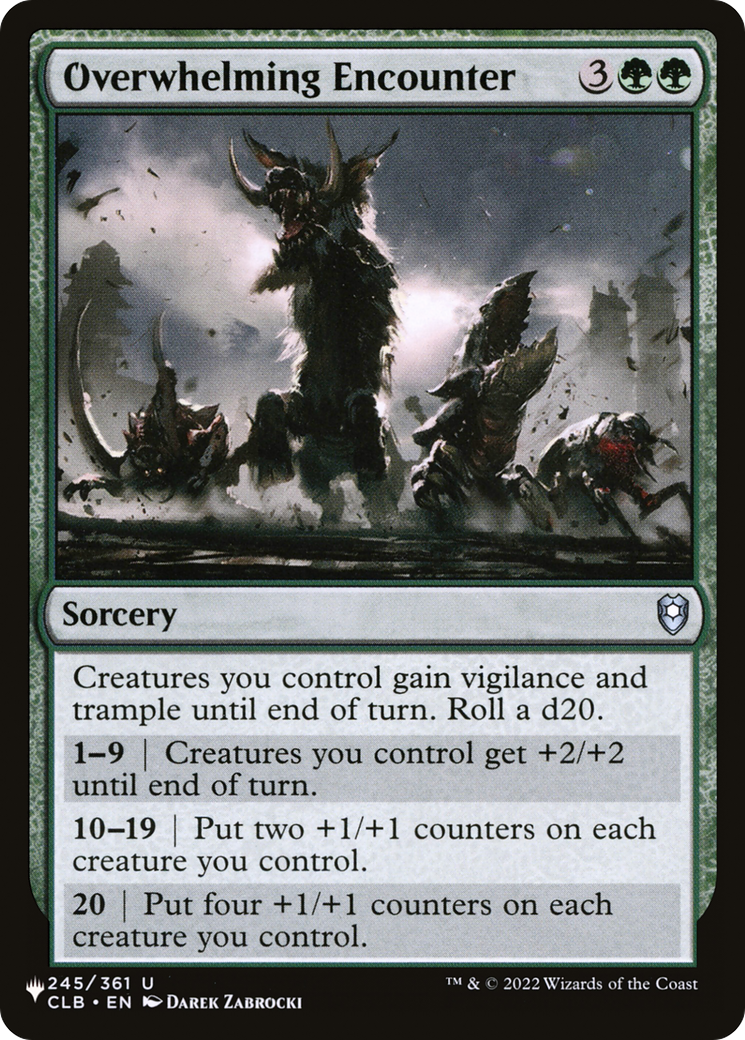 Overwhelming Encounter [The List] | Good Games North