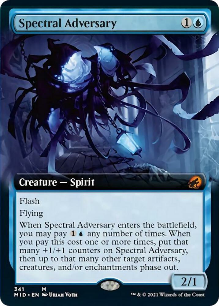 Spectral Adversary Extended Art (Innistrad: Midnight Hunt)  - Foil | Good Games North