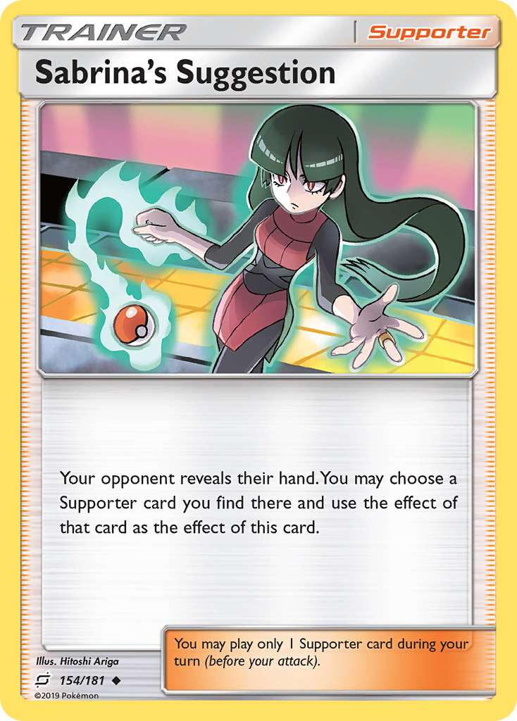 Sabrina's Suggestion (154/181) [Sun & Moon: Team Up] | Good Games North