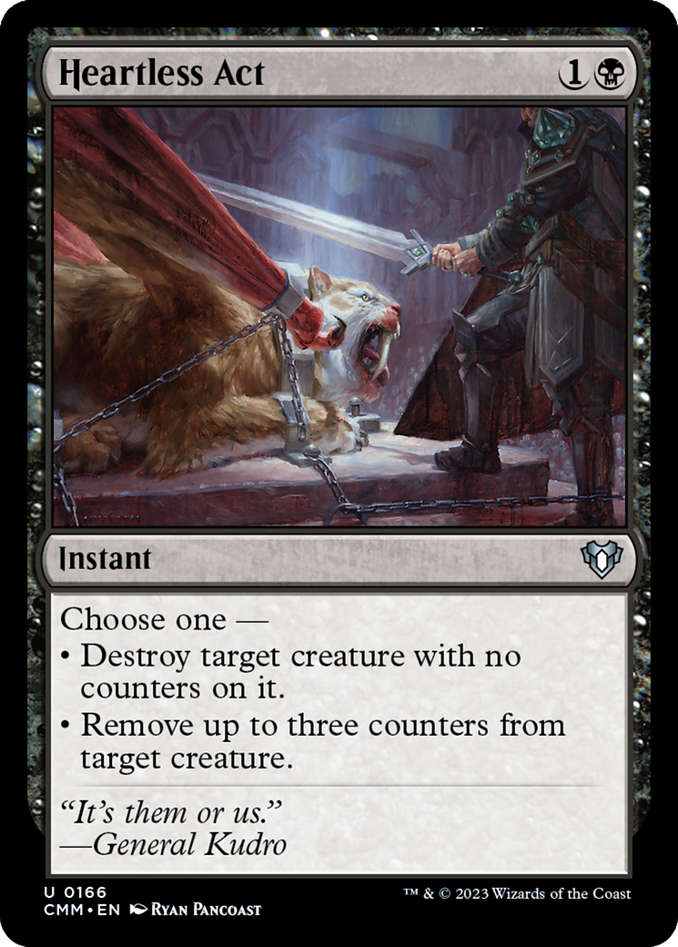 Heartless Act [Commander Masters] | Good Games North