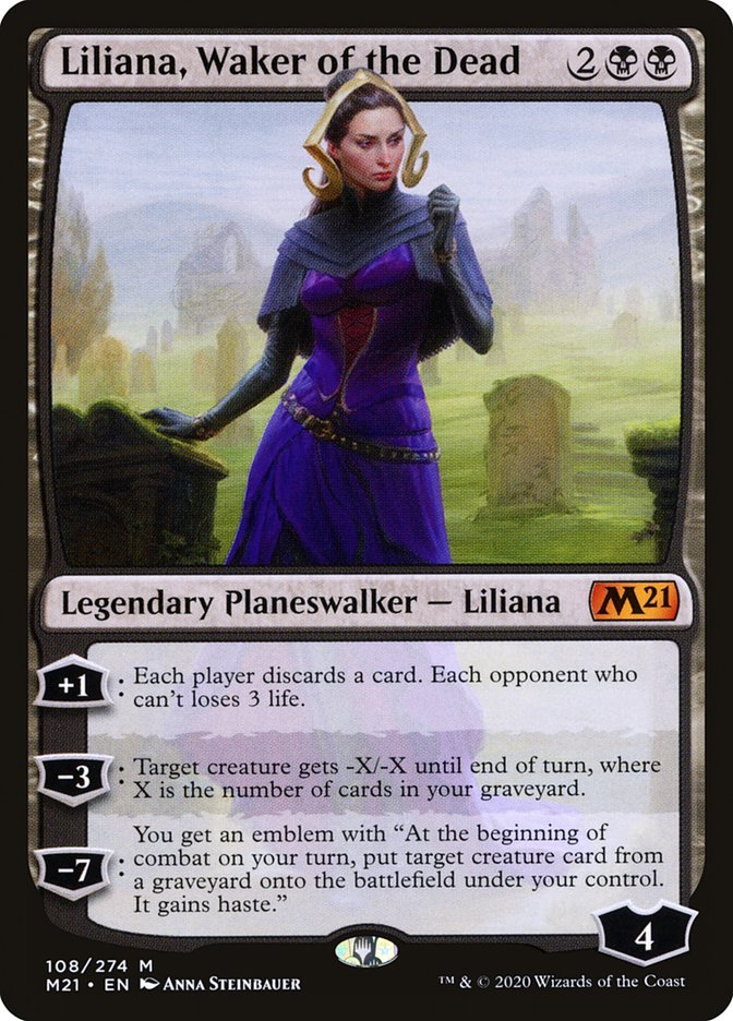 Liliana, Waker of the Dead (Core Set 2021)  | Good Games North