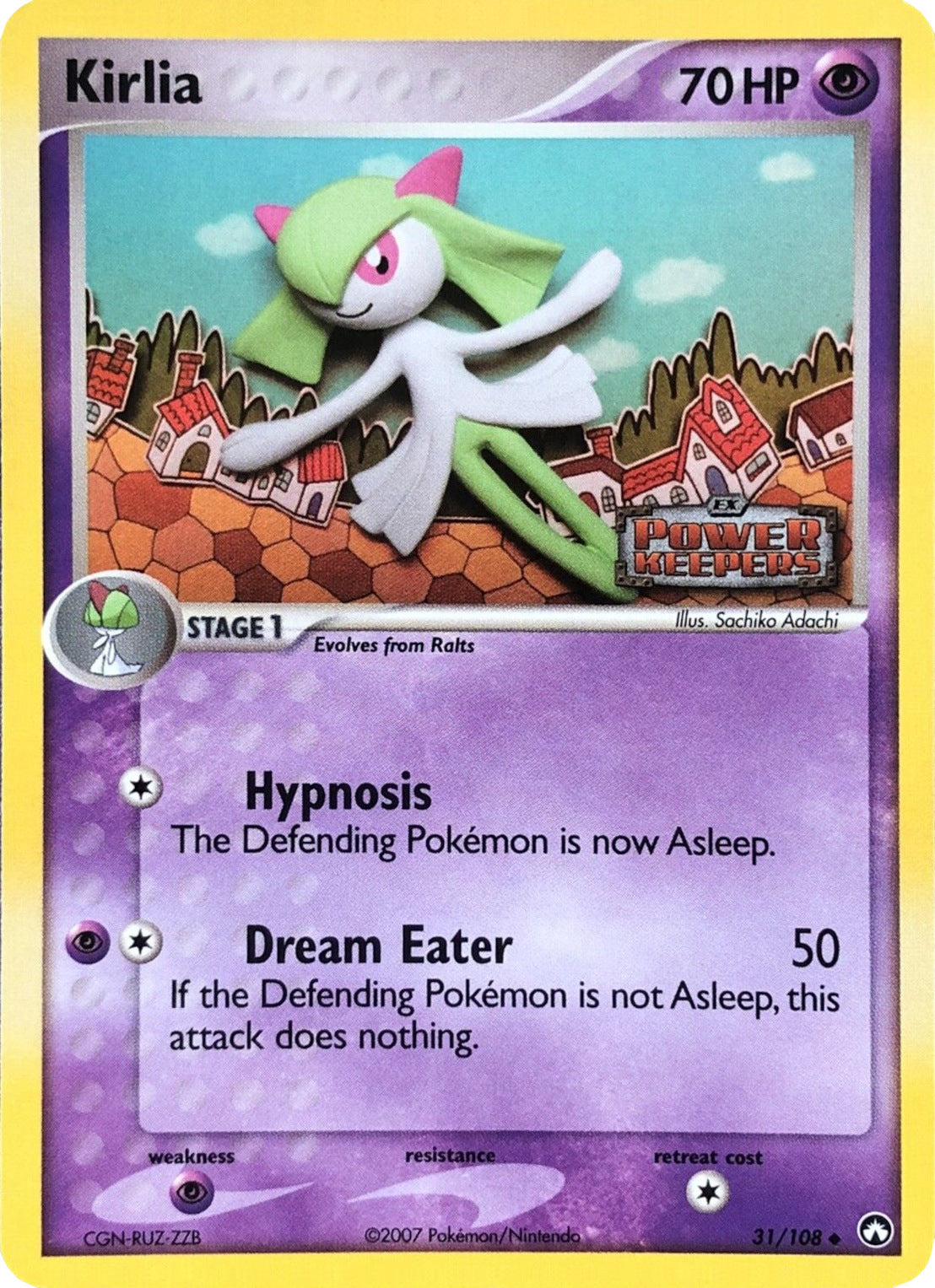 Kirlia (31/108) (Stamped) [EX: Power Keepers] | Good Games North