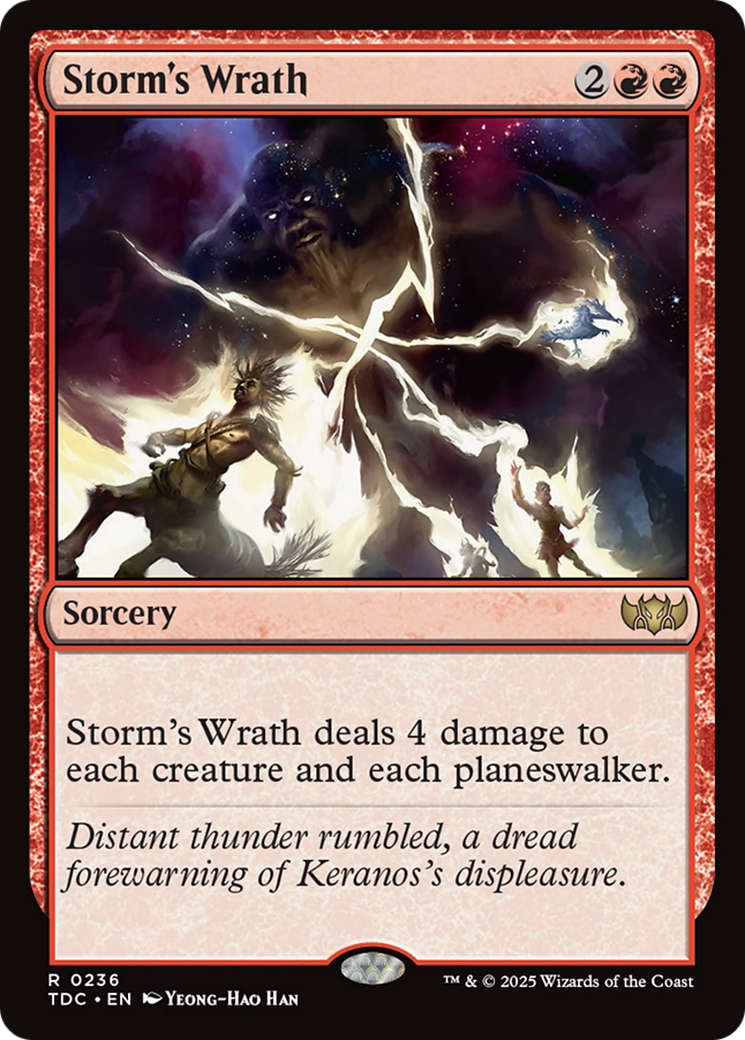 Storm's Wrath [Tarkir: Dragonstorm Commander] | Good Games North