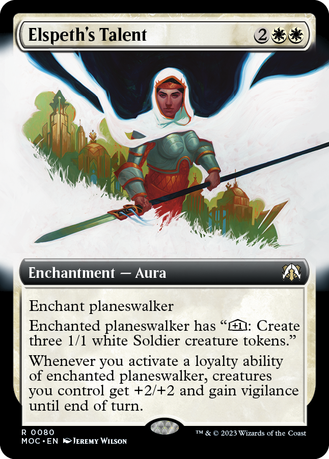Elspeth's Talent (Extended Art) [March of the Machine Commander] | Good Games North