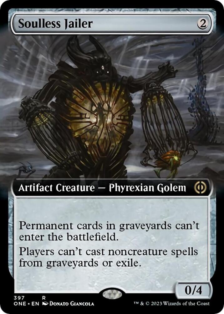 Soulless Jailer Extended Art (Phyrexia: All Will Be One)  - Foil | Good Games North