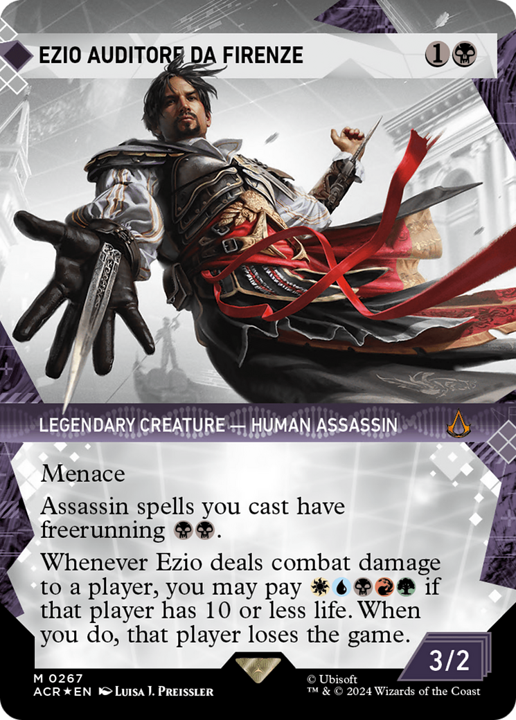 Ezio Auditore da Firenze (Showcase) (Textured Foil) [Assassin's Creed] | Good Games North