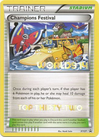 Champions Festival (XY27) (2014 Top Thirty Two) [XY: Black Star Promos] | Good Games North