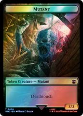Alien Angel // Mutant Double-Sided Token (Surge Foil) [Doctor Who Tokens] | Good Games North