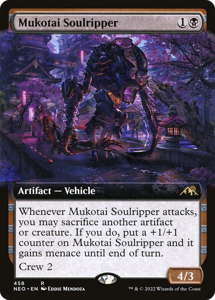 Mukotai Soulripper Extended Art (Kamigawa: Neon Dynasty)  | Good Games North