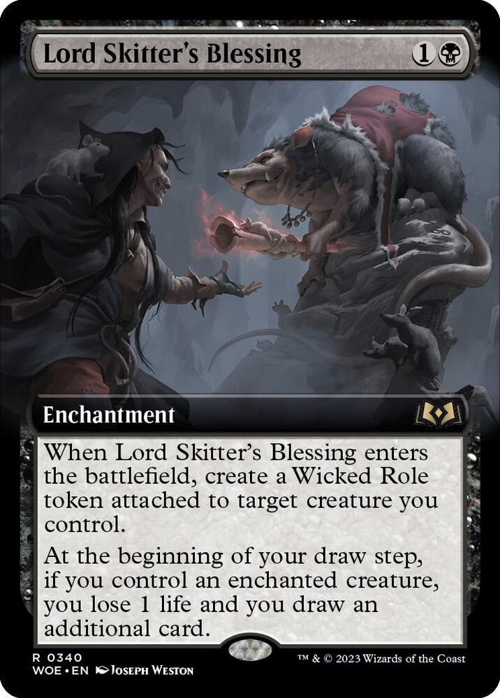 Lord Skitters Blessing Extended Art (Wilds of Eldraine)  | Good Games North
