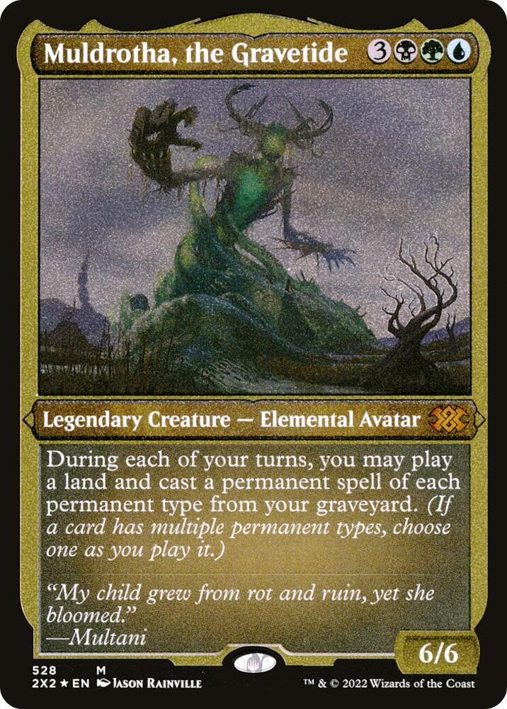 Muldrotha the Gravetide Foil Etched (Double Masters 2022)  - Foil | Good Games North