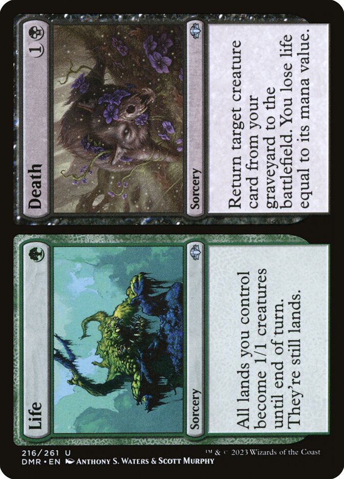 Life // Death 216 (Dominaria Remastered)  - Foil | Good Games North