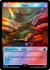Alien // Food (0059) Double-Sided Token (Surge Foil) [Doctor Who Tokens] | Good Games North