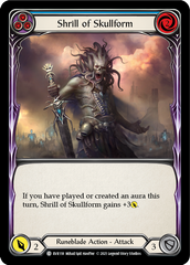 Shrill of Skullform (Blue) [EVR118] (Everfest)  1st Edition Rainbow Foil | Good Games North