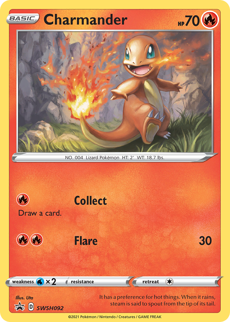 Charmander (SWSH092) [Sword & Shield: Black Star Promos] | Good Games North