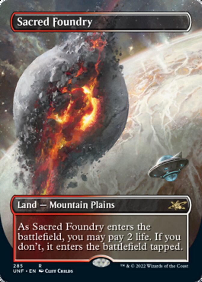 Sacred Foundry (Borderless) [Unfinity] | Good Games North