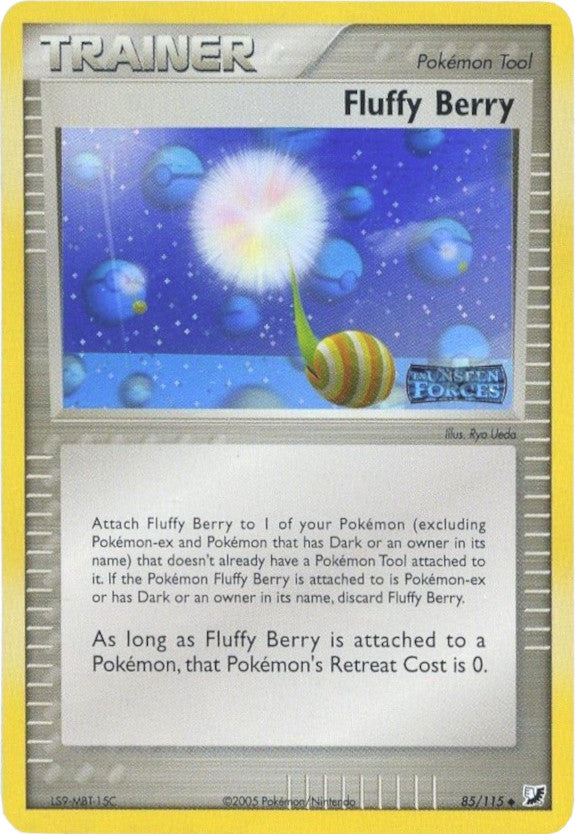 Fluffy Berry (85/115) (Stamped) [EX: Unseen Forces] | Good Games North