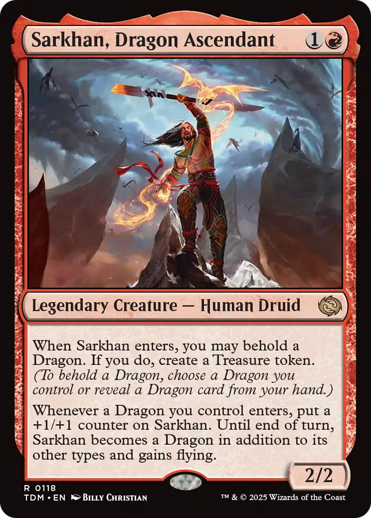 Sarkhan, Dragon Ascendant (118) [Tarkir: Dragonstorm] | Good Games North