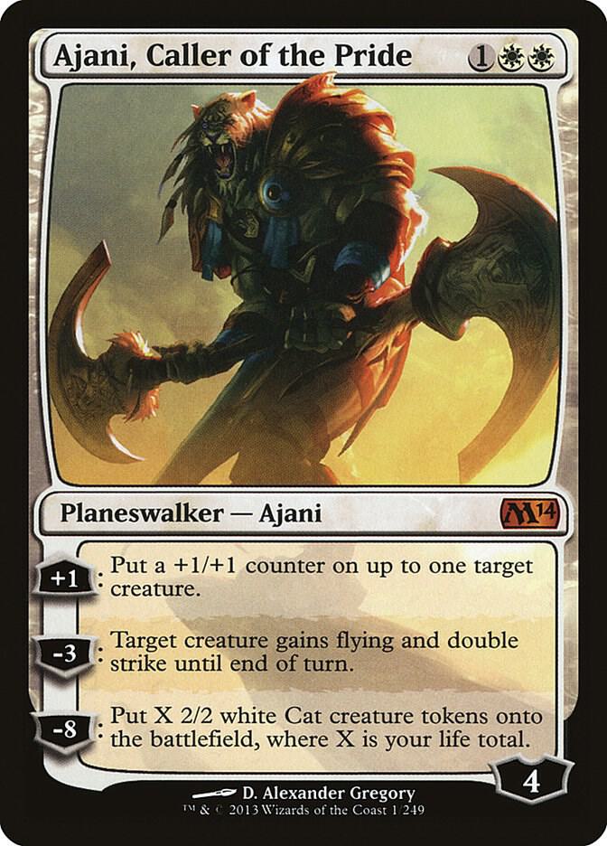 Ajani Caller of the Pride (Magic 2014 (M14))  - Foil | Good Games North