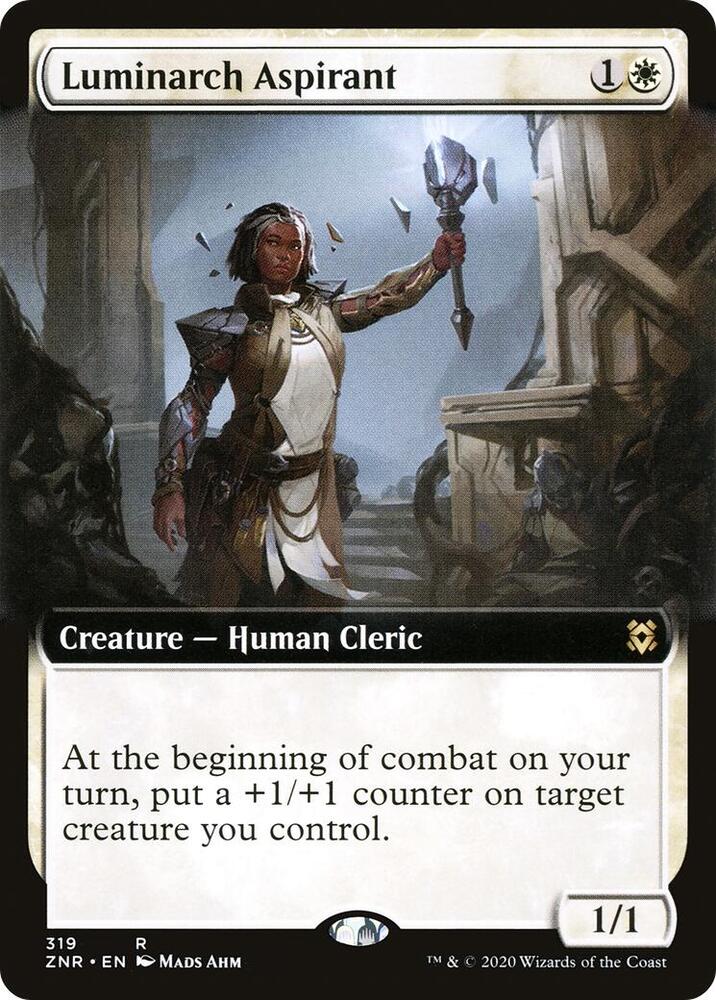 Luminarch Aspirant Extended Art (Zendikar Rising)  - undefined | Good Games North