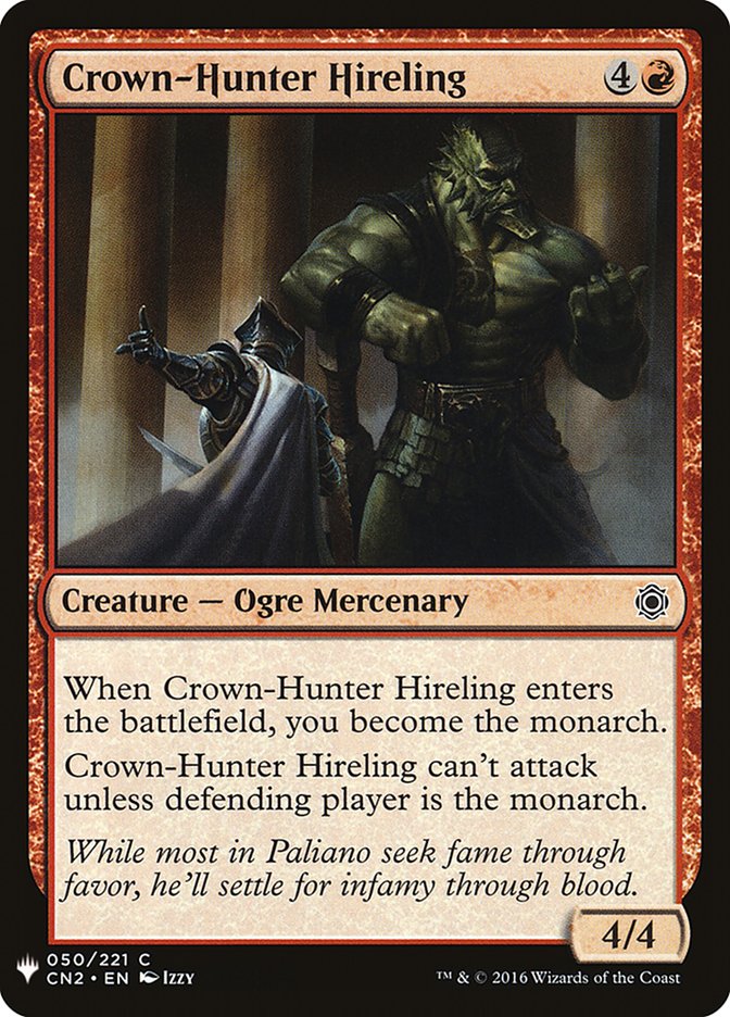 Crown-Hunter Hireling [Mystery Booster] | Good Games North