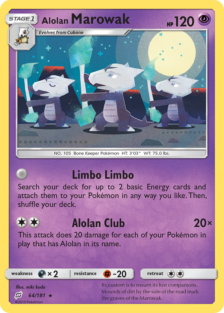 Alolan Marowak (64/181) [Sun & Moon: Team Up] | Good Games North