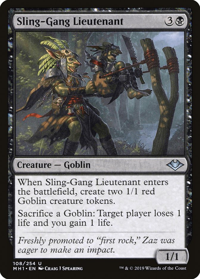 Sling-Gang Lieutenant [Modern Horizons] | Good Games North