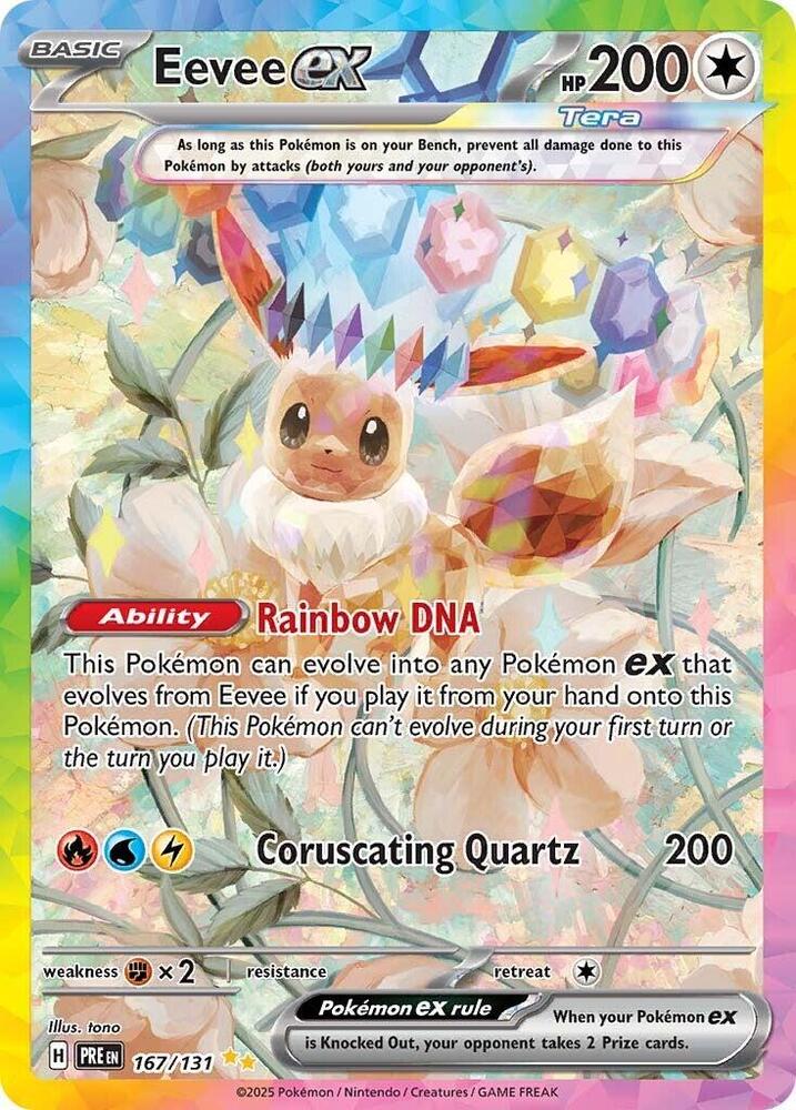 Eevee ex (167/131) [Scarlet & Violet: Prismatic Evolutions] | Good Games North