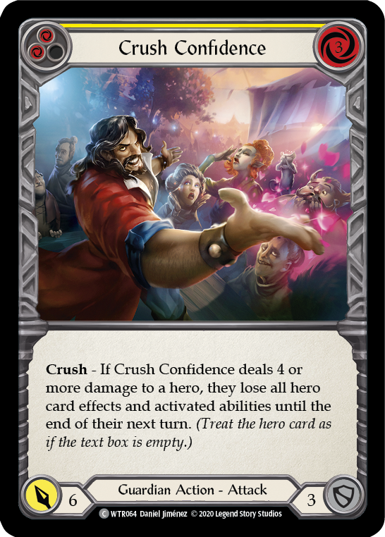 Crush Confidence (Yellow) [U-WTR064] (Welcome to Rathe Unlimited)  Unlimited Normal | Good Games North