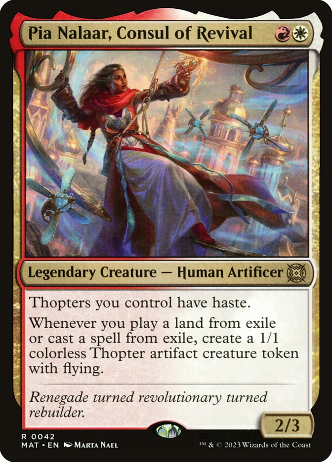 Pia Nalaar, Consul of Revival (March of the Machine: The Aftermath)  - Foil | Good Games North