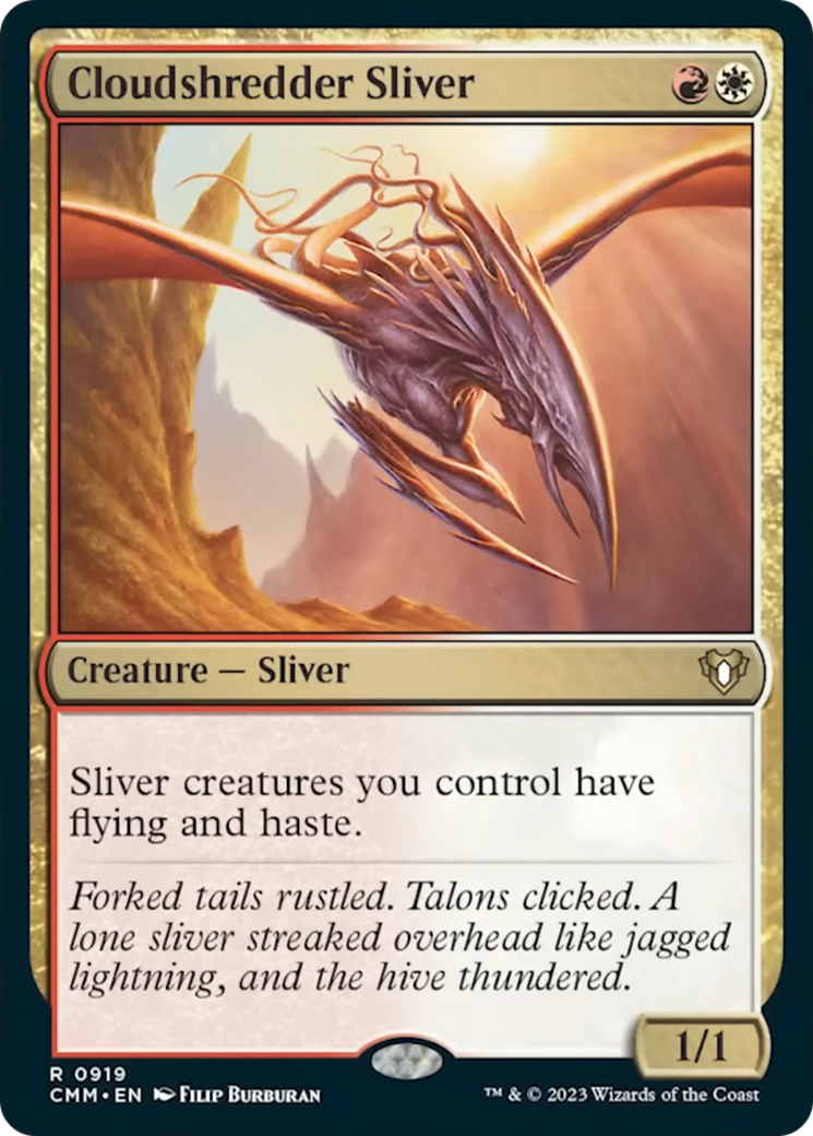 Cloudshredder Sliver [Commander Masters] | Good Games North