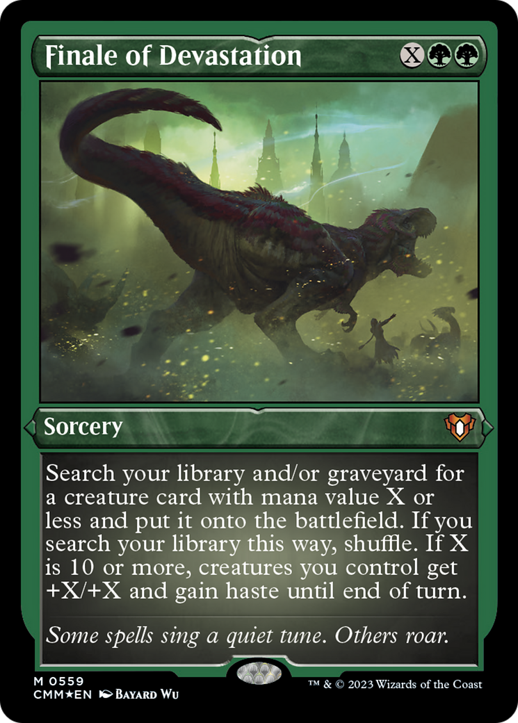 Finale of Devastation (Foil Etched) [Commander Masters] | Good Games North